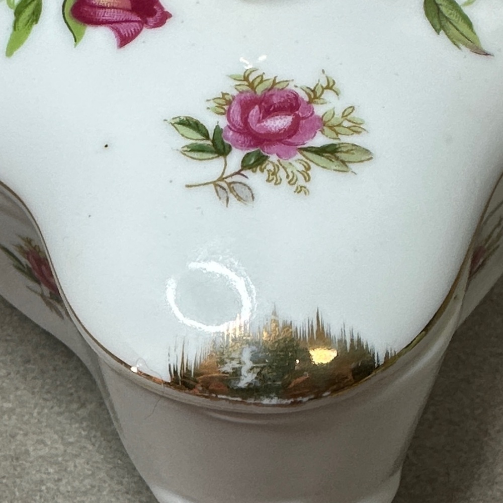 Vintage 1950’s Arbart Japan Porcelain Trinket, Jewelry box - Picture 9 of 12